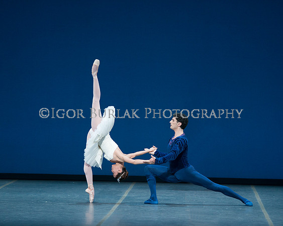 Lia Cirio & Lasha Khozashvili in   Balanchine's  Symphony in C